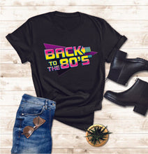 Load image into Gallery viewer, Back to the 80s Movie Themed Design - Back to the future - Shirt