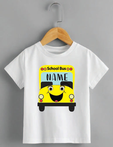 Name on Bus Custom - Personalized - Back to school -  Toddlers - Greetings - Friends - Cute sale