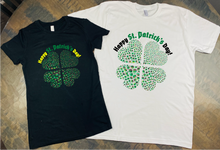 Load image into Gallery viewer, Happy St. Patrick&#39;s Day with Clover Celebration - Tee - T-shirt