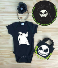 Load image into Gallery viewer, Night Before Christmas - Oogie Boogie - Jack Glow in the Dark Halloween Set - Baby - Toddler - Onesie - Tee - Halloween Time - Scary sale