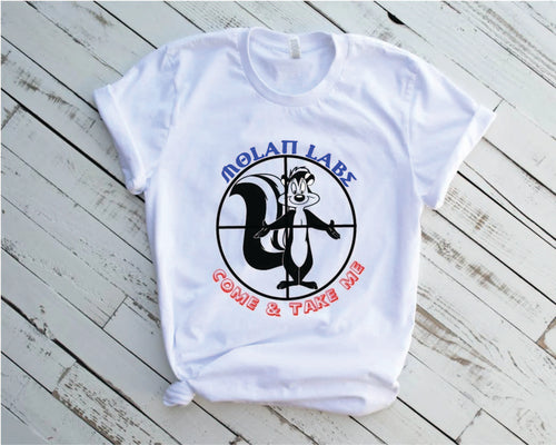 Cancel cancel culture with Pepe le pew on a riffle scope targeted, Molan Labe, come and take me Statement shirt Tee