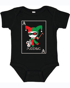 Joker - Harley Quinn - Baby Harley - Pudding - Mommy - Daddy - Deck card family Shirt - Onesie - Fan