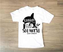 Load image into Gallery viewer, First Trip to Sea world - Whale silhouette with Custom name and date shirt / onesie sale