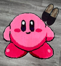 Load image into Gallery viewer, Kirby Rug Fan Art - Video Game Character -