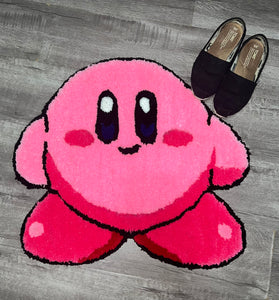 Kirby Rug Fan Art - Video Game Character -