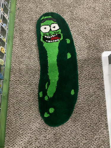 Pickle Rick style Rug Art Fan Art -Rick and Morty Fan - 42’x13’