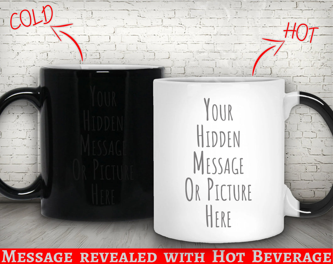 Personalized - Magic Heat Custom Coffee Mug | Personalize Mug | Photo Collage | Party Favors | giveaway | Gift | Branding | Holiday gift