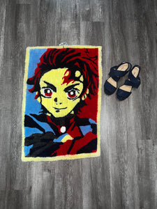 Tanjiro Poster style Rug Art Fan Art 20x29