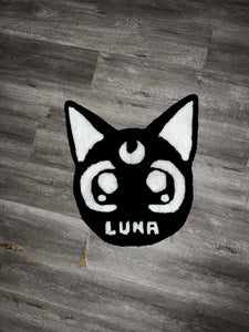 Sailormoon Luna Cat Rug Art - Anime Fan - 22x18.5